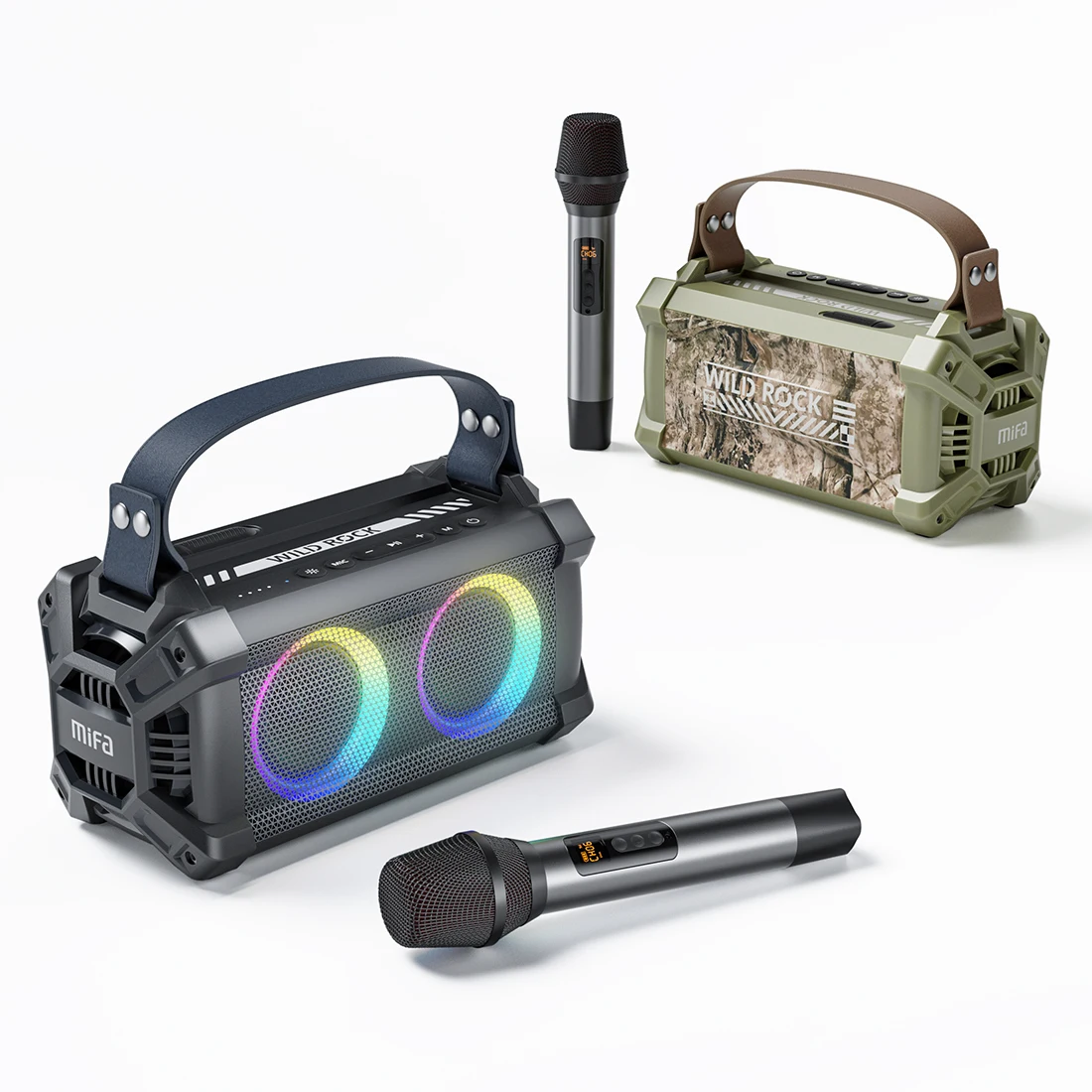 mifa WildRock Portable Karaoke Party Speaker with Wireless Microphone, Bluetooth 5.0 Speakers, Big Powerful Sound, 13H Playtime
mifa WildRock Portable Karaoke Party Speaker with Wireless Microphone, Bluetooth 5.0 Speakers, Big Powerful Sound, 13H Playtime