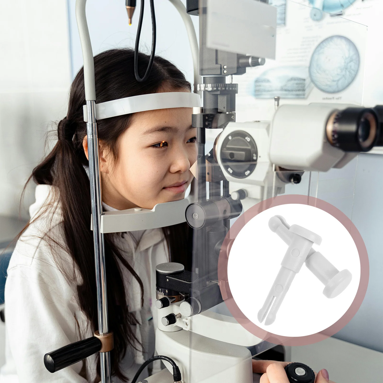 Optometry Meter Front Paper Fixing Rod Pin Chinrest Forehead Support Optical Accessories Plastic Tool Sanitary Safety Supplies
Optometry Meter Front Paper Fixing Rod Pin Chinrest Forehead Support Optical Accessories Plastic Tool Sanitary Safety Supplies