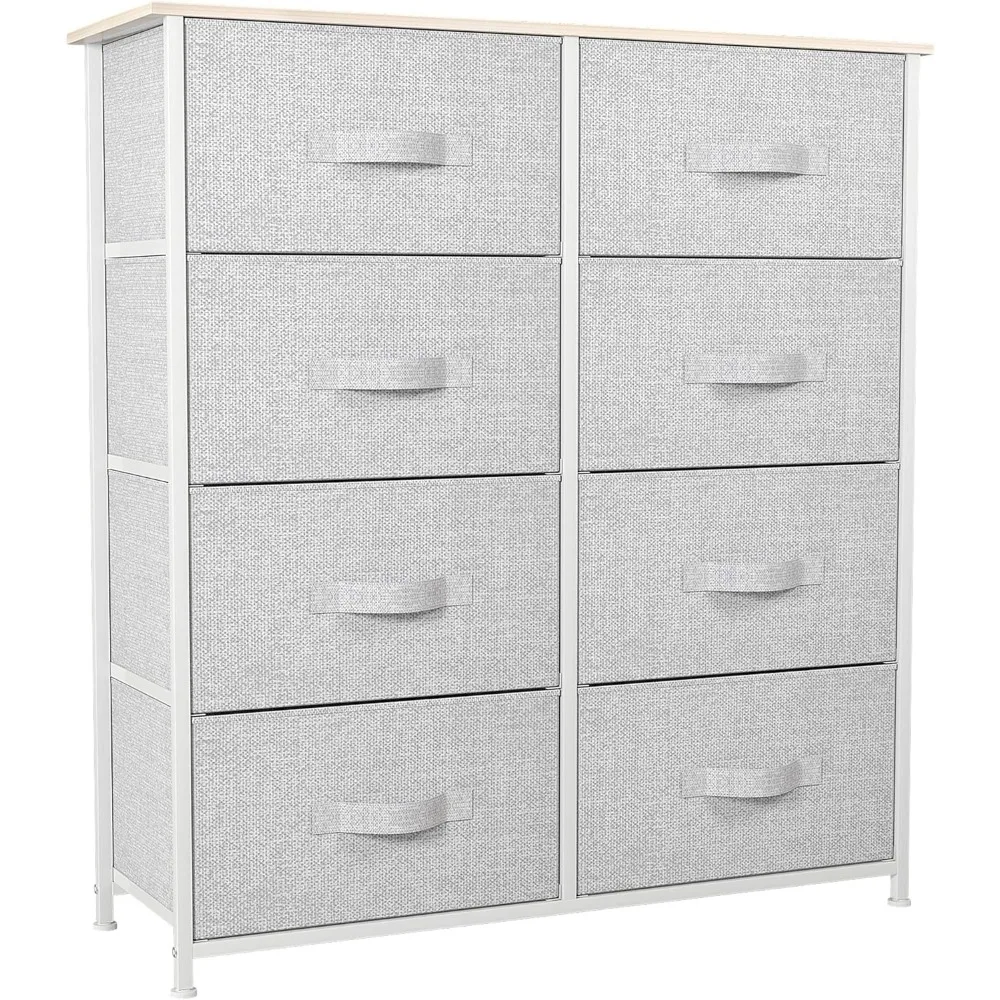8 Drawers Dresser - Fabric Storage Tower, Organizer Unit for Bedroom, Living Room & Closets - Sturdy Steel Frame, Easy Pull Fab
8 Drawers Dresser - Fabric Storage Tower, Organizer Unit for Bedroom, Living Room & Closets - Sturdy Steel Frame, Easy Pull Fab