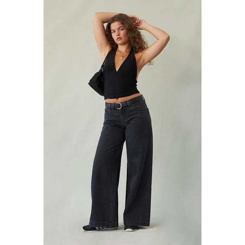 Vintage Low Rise Jeans E 79491 Retro Denim Pants Neutral Style Other Material Casual Trousers for Women Spring Season
Vintage Low Rise Jeans E 79491 Retro Denim Pants Neutral Style Other Material Casual Trousers for Women Spring Season