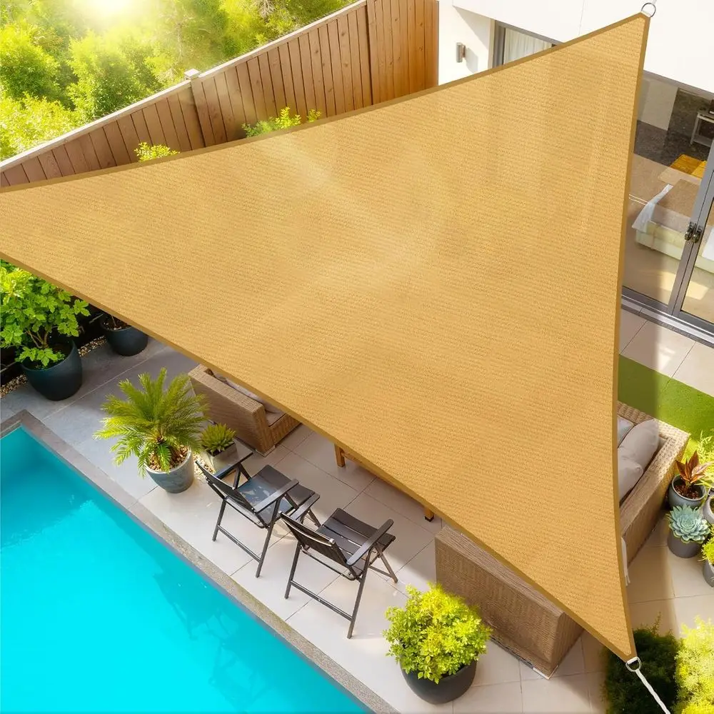 e Sun Shade Sail - 12' x 12' x 12', Breathable Sunshades or Outdoor Patio, Garden, Deck, Yard, Tear & ade, UV Block Awnings or P
e Sun Shade Sail - 12' x 12' x 12', Breathable Sunshades or Outdoor Patio, Garden, Deck, Yard, Tear & ade, UV Block Awnings or P
