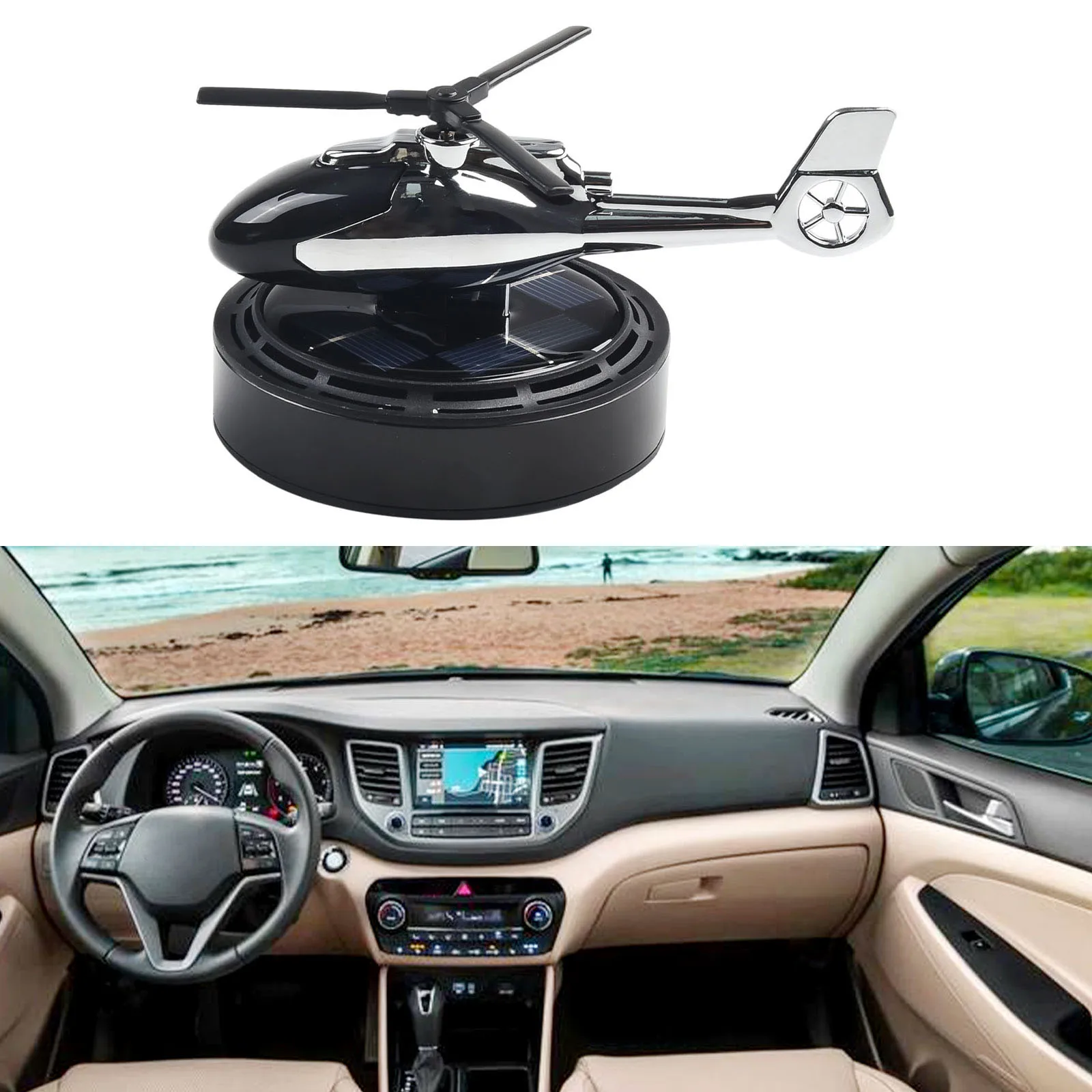 Solar Power Rotating Airplane Helicopter Car Perfume Auto Alloy Creative Decoration Easy Installation Long lasting Fragrance
Solar Power Rotating Airplane Helicopter Car Perfume Auto Alloy Creative Decoration Easy Installation Long lasting Fragrance