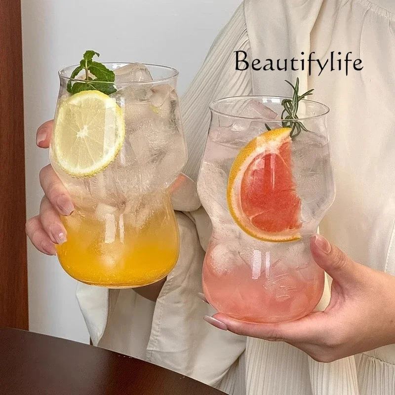 Large capacity glass coffee shop design sense American iced coffee cold drink juice cup fruit tea cup
Large capacity glass coffee shop design sense American iced coffee cold drink juice cup fruit tea cup