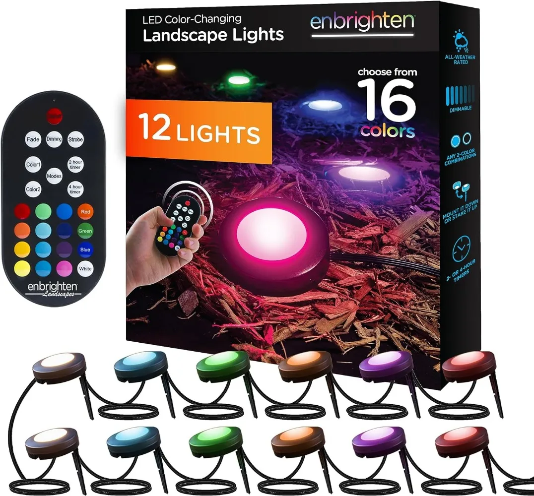 LED Ground Lights 12 Street Lights Discoloration Remote Control Outdoor Street Lights High-quality White Light
LED Ground Lights 12 Street Lights Discoloration Remote Control Outdoor Street Lights High-quality White Light