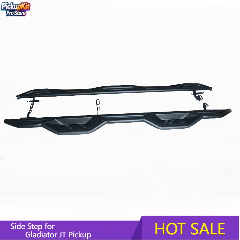 Hot Selling Steel Black Running Boards Side Steps for Gladiator JT Pickup
Hot Selling Steel Black Running Boards Side Steps for Gladiator JT Pickup