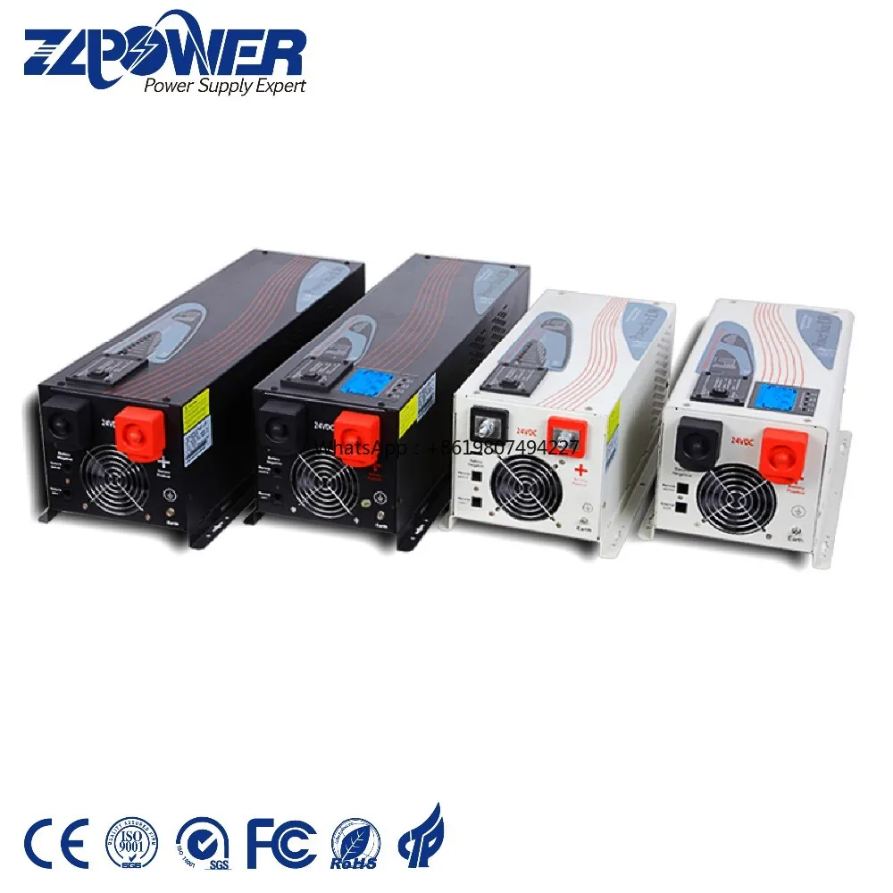6KW Low Frequency Pure Sine Wave DC to AC Power Inverter Charger with Single/Dual Output for Home Hybrid Solar Use
6KW Low Frequency Pure Sine Wave DC to AC Power Inverter Charger with Single/Dual Output for Home Hybrid Solar Use