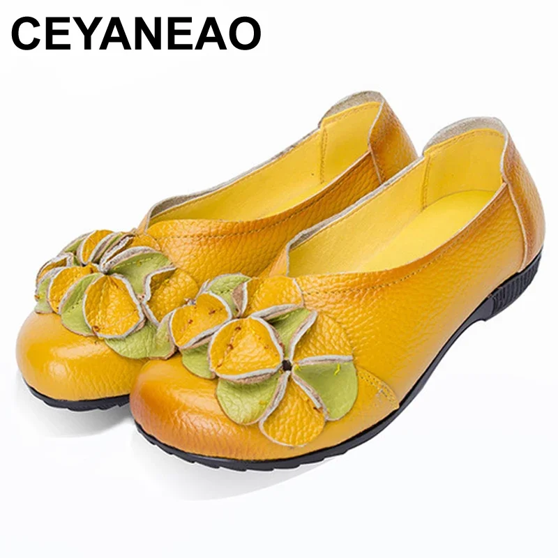 CEYANEAO New Summer Shoes Woman Genuine Leather Flat Sandals Female Round Toe Shoes Soft Comfortable Women shoes
CEYANEAO New Summer Shoes Woman Genuine Leather Flat Sandals Female Round Toe Shoes Soft Comfortable Women shoes