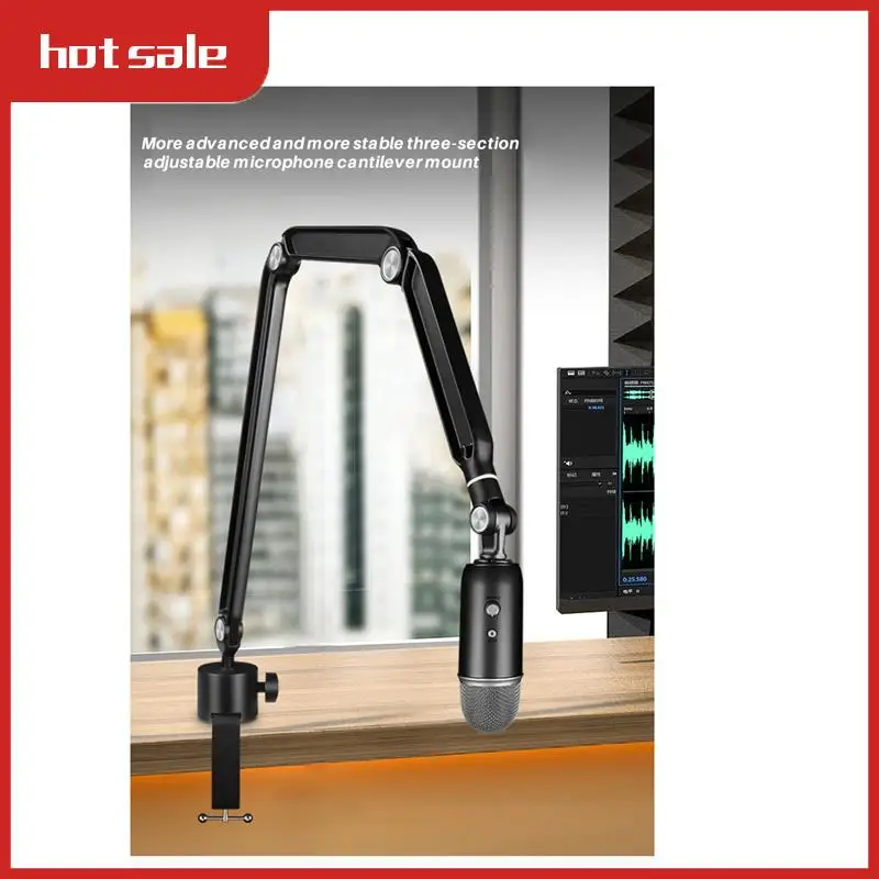 USB Condenser Microphone Boom Arm Stand Suspension Boom Scissor Arm Mount Metal 1Set
USB Condenser Microphone Boom Arm Stand Suspension Boom Scissor Arm Mount Metal 1Set