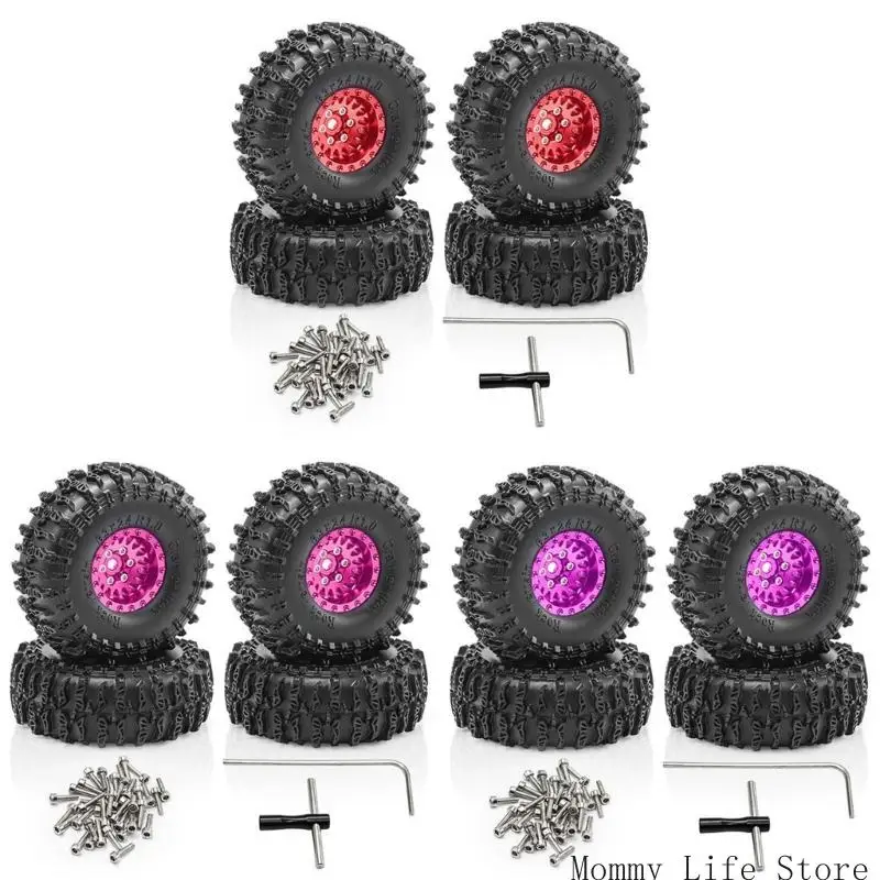 Set of 4 Remote Control Wheel Tires for Crawlers Car Model Rubber Wheel Tires for Remote Control Accessories
Set of 4 Remote Control Wheel Tires for Crawlers Car Model Rubber Wheel Tires for Remote Control Accessories