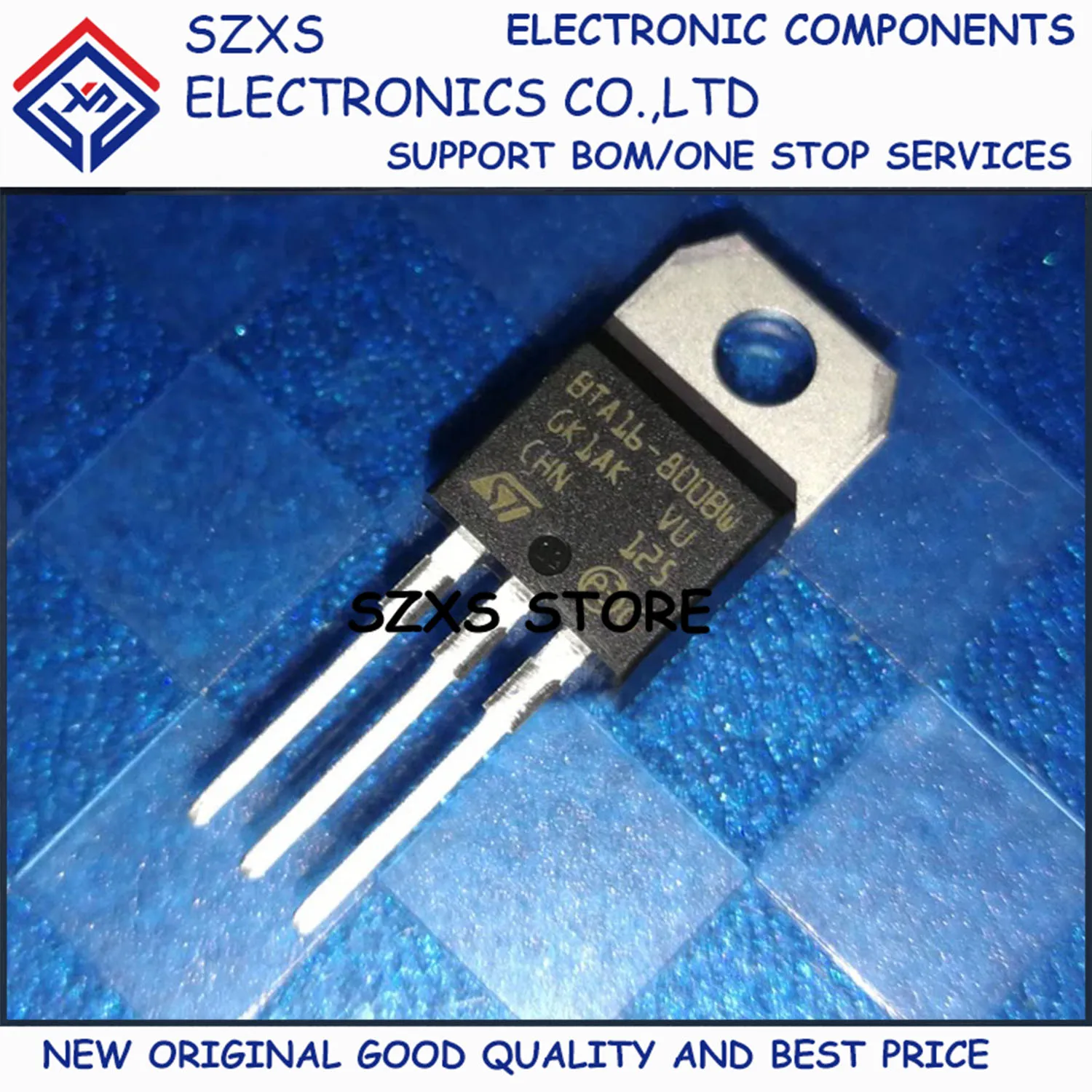New Original 10Pcs BTA16-800BW TO-220 800V 16A SCR In Stock Electronic Components Good Quality
New Original 10Pcs BTA16-800BW TO-220 800V 16A SCR In Stock Electronic Components Good Quality