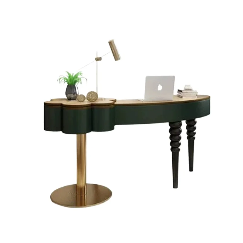 Modern light luxury Italian stainless steel writing desks are suitable for home offices, studies, and executive desks
Modern light luxury Italian stainless steel writing desks are suitable for home offices, studies, and executive desks