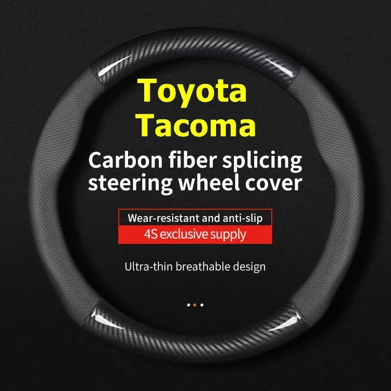 For Toyota Tacoma Steering Wheel Cover Fit TRD Sport 2022 Trail TRD Pro 2020 2019 SX 2018 2016 TRD Off-Road 2015 2012 2011 2013
For Toyota Tacoma Steering Wheel Cover Fit TRD Sport 2022 Trail TRD Pro 2020 2019 SX 2018 2016 TRD Off-Road 2015 2012 2011 2013