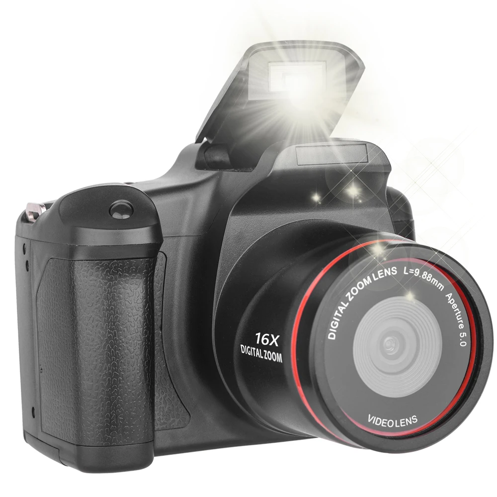 1080P 16MP Digital Camera 16X Zoom Autofocus Vlogging Camera 2.4 Inch LCD Screen 4K HD Video Camera for Kids Adults Photography
1080P 16MP Digital Camera 16X Zoom Autofocus Vlogging Camera 2.4 Inch LCD Screen 4K HD Video Camera for Kids Adults Photography