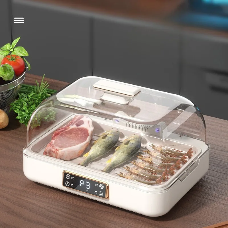 Thawer Household fresh-keeping automatic heat conducting plate thawed meat steak constant temperature and large capacity
Thawer Household fresh-keeping automatic heat conducting plate thawed meat steak constant temperature and large capacity