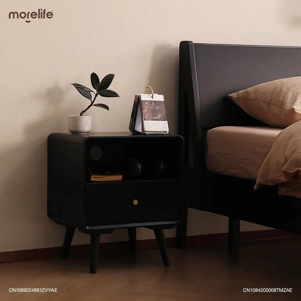 Bedroom Minimalist Modern Home Retro Bedside Table Bed Side Table Nordic Solid Wood Minimalist Nightstand Home Furniture F01+ 
Bedroom Minimalist Modern Home Retro Bedside Table Bed Side Table Nordic Solid Wood Minimalist Nightstand Home Furniture F01+
