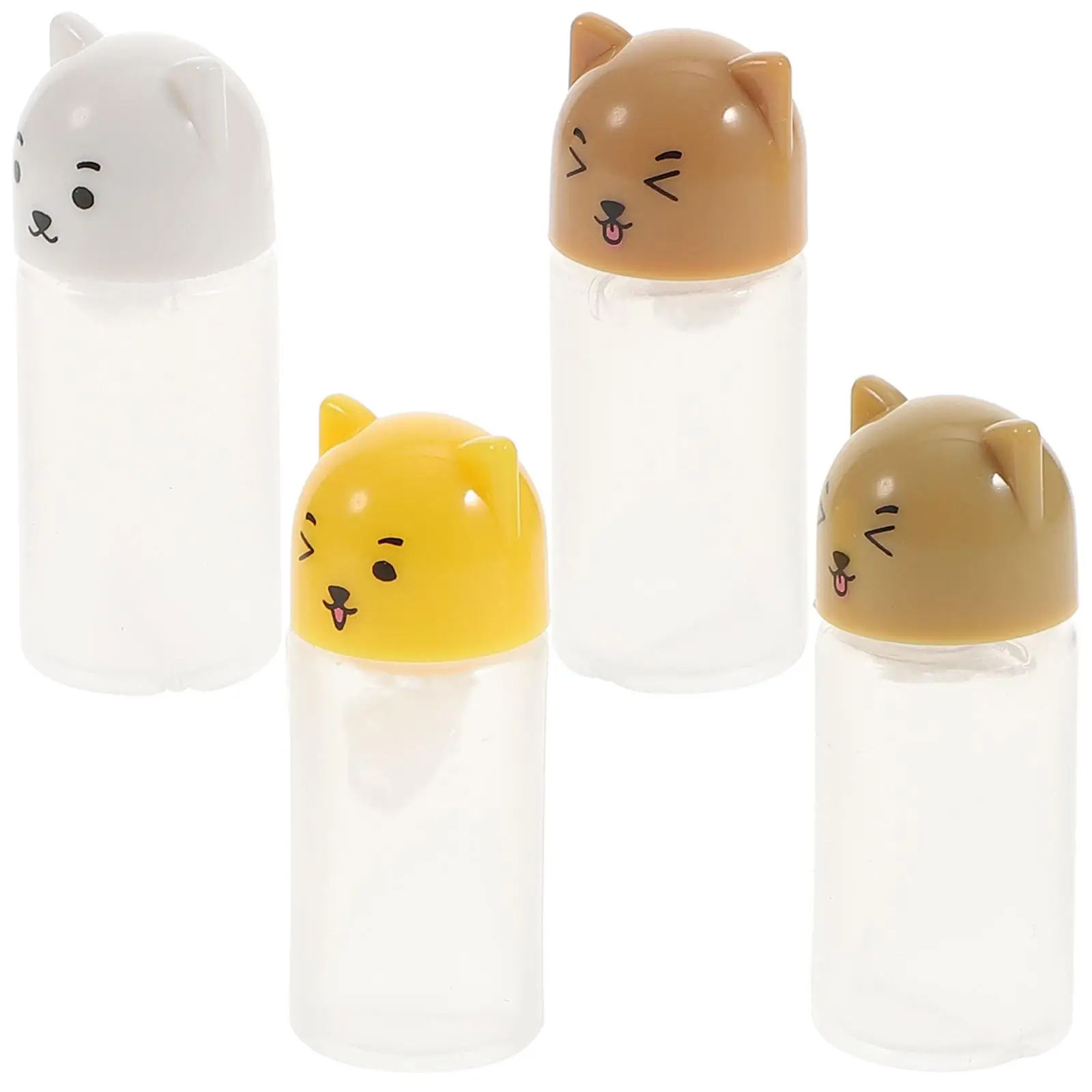 4 Pcs Mini Sauce Bottles Plastic Seasoning Containers Cartoon Design Portable Compact Size Kitchen Dining Bar Storage Jars
4 Pcs Mini Sauce Bottles Plastic Seasoning Containers Cartoon Design Portable Compact Size Kitchen Dining Bar Storage Jars