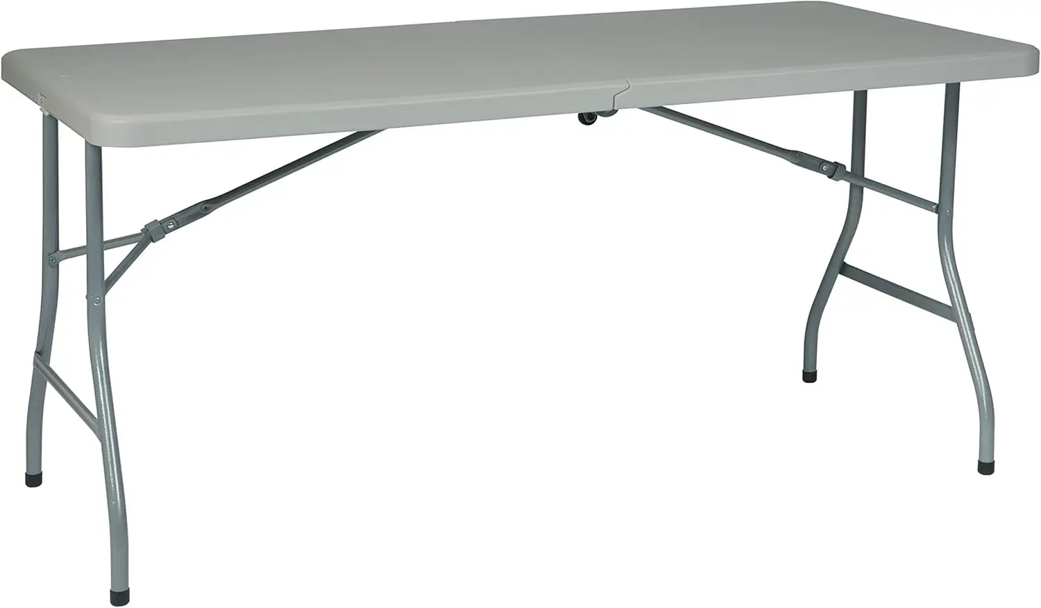Office Star Resin Folding Table 5ft with Wheels, Light Gray for Picnics, Camping, Tailgating
Office Star Resin Folding Table 5ft with Wheels, Light Gray for Picnics, Camping, Tailgating