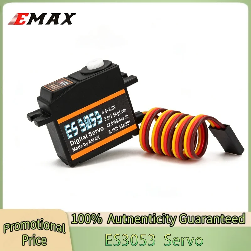EMAX ES3053 17g 3.5kg 0.13sec 23T Plastic Gear Digital Servo for RC Airplane ES3153 Upgrade Version
EMAX ES3053 17g 3.5kg 0.13sec 23T Plastic Gear Digital Servo for RC Airplane ES3153 Upgrade Version