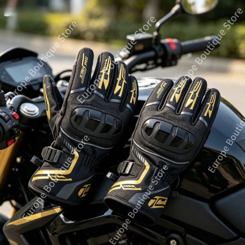 Full Waterproof Motorcycle Gloves Men Women Touch Screen Winter Warm Motocross Gloves Outdoor Ski Cycling Moto Biker Gloves Gold
Full Waterproof Motorcycle Gloves Men Women Touch Screen Winter Warm Motocross Gloves Outdoor Ski Cycling Moto Biker Gloves Gold