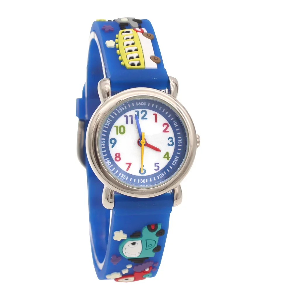 Cute Kids Quartz Watch Boys Girls Silicone Strap Student Wristwatch
Cute Kids Quartz Watch Boys Girls Silicone Strap Student Wristwatch