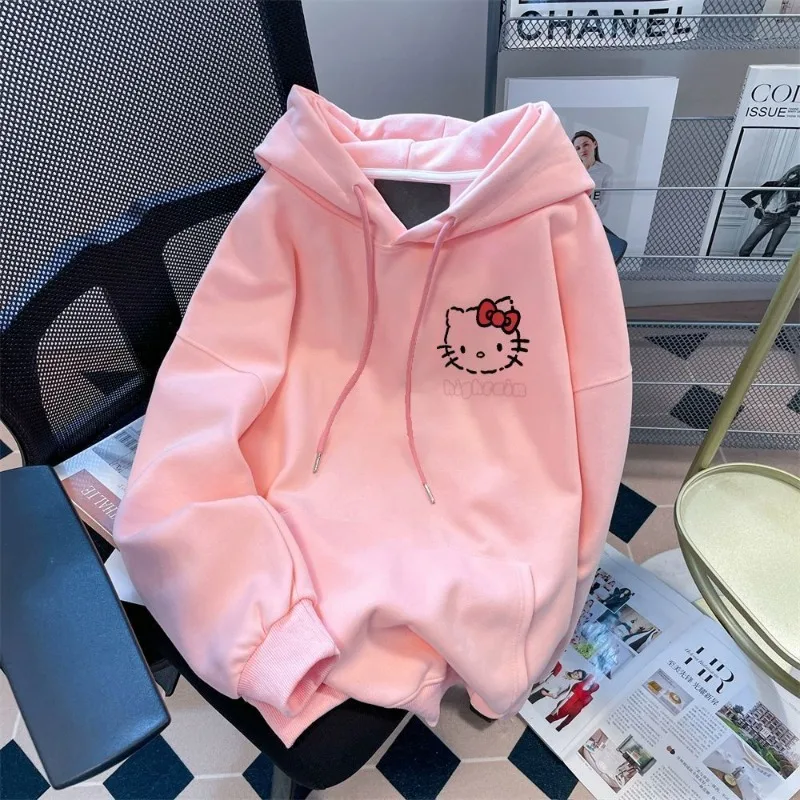 Sanrio Hello Kitty hooded pink sweatshirt Sanrio autumn and winter cartoon cute thickened warm hoodie kawaii children's jacket
Sanrio Hello Kitty hooded pink sweatshirt Sanrio autumn and winter cartoon cute thickened warm hoodie kawaii children's jacket