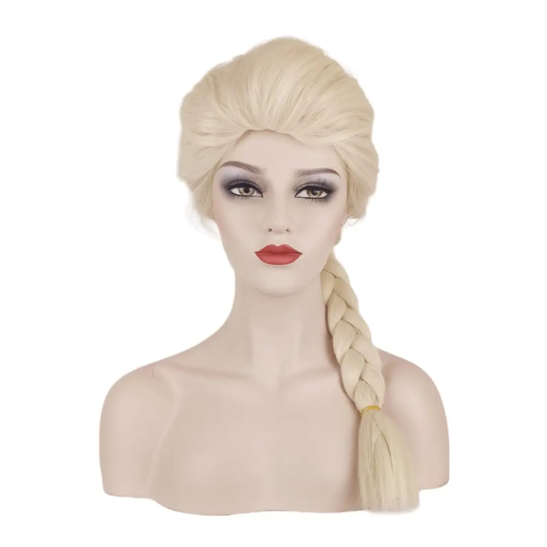 Long Blonde Braided Ponytail Anime synthetic Wig for Women Halloween Cosplay Costume Wig
Long Blonde Braided Ponytail Anime synthetic Wig for Women Halloween Cosplay Costume Wig