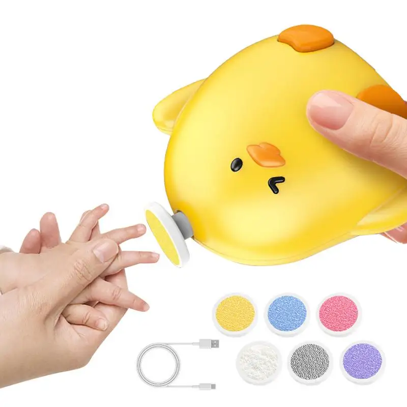 Baby Nail Dremel Chicken Shaped Electric Grinder Fingernail File with 6 Replacement Grinding Heads Ergonomic Child Care Products
Baby Nail Dremel Chicken Shaped Electric Grinder Fingernail File with 6 Replacement Grinding Heads Ergonomic Child Care Products