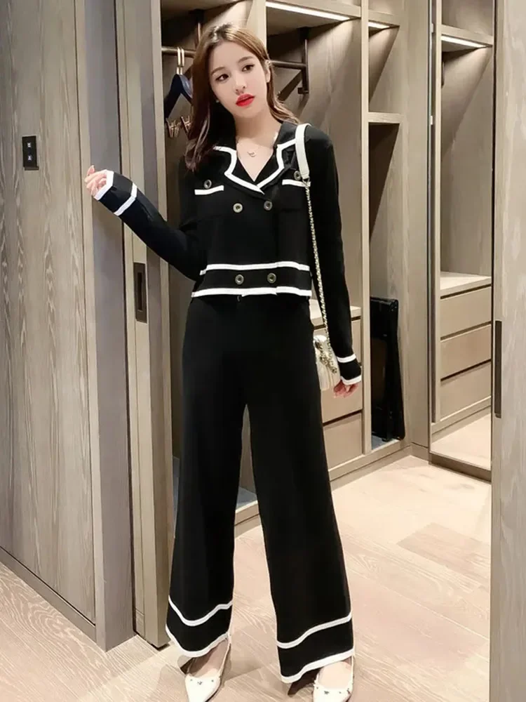 Весенний комплект из 2 предметов, мягкий короткий кардиган с v-образным вырезом, корейский комплект с принтом, высокая талия, длина до щиколотки, мешковатый широкий брючный костюм
Весенний комплект из 2 предметов, мягкий короткий кардиган с v-образным вырезом, корейский комплект с принтом, высокая талия, длина до щиколотки, мешковатый широкий брючный костюм