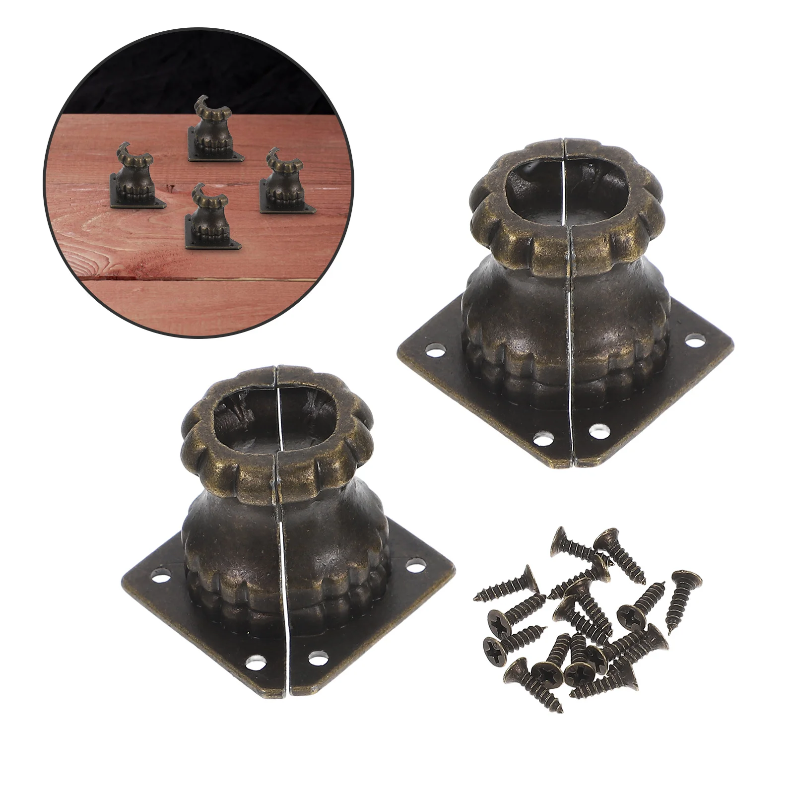 4 pcs Metal Furniture Legs Olive Green Durable Corner Guards For Jewelry Box Cabinet Chest Table Foot Pegs Support
4 pcs Metal Furniture Legs Olive Green Durable Corner Guards For Jewelry Box Cabinet Chest Table Foot Pegs Support