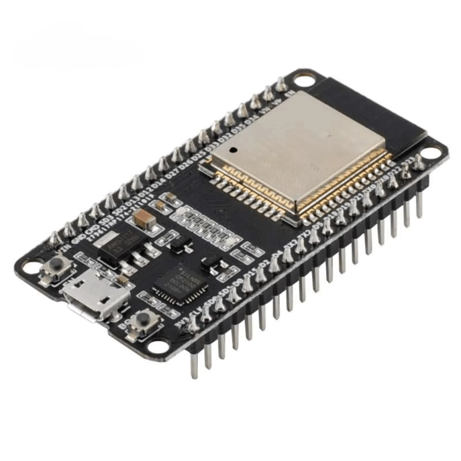 Плата разработки DOIT ESP-WROOM-32, двухъядерный модуль WiFi + BT ESP32S для проектов Arduino/IoT
Плата разработки DOIT ESP-WROOM-32, двухъядерный модуль WiFi + BT ESP32S для проектов Arduino/IoT