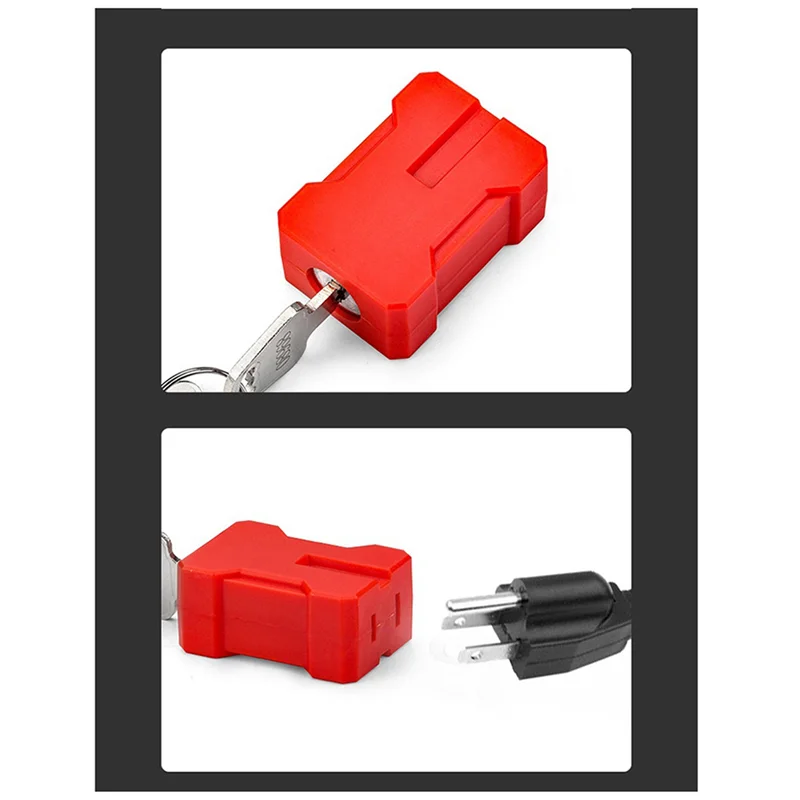 WORTHOWN-4Set Plug Lock — устройство блокировки вилки электрического шнура, обслуживание электрического отключения подходит для стандартных 2 и 3-контактных вилок США
WORTHOWN-4Set Plug Lock — устройство блокировки вилки электрического шнура, обслуживание электрического отключения подходит для стандартных 2 и 3-контактных вилок США