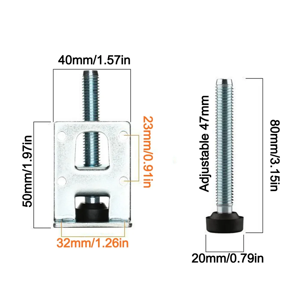 NEW Adjustable Furniture Leveling Leg Anti-slip Heavy Duty Furniture Height Adjuster Zinc Alloy Table Leveler Feet Home Hardware
NEW Adjustable Furniture Leveling Leg Anti-slip Heavy Duty Furniture Height Adjuster Zinc Alloy Table Leveler Feet Home Hardware