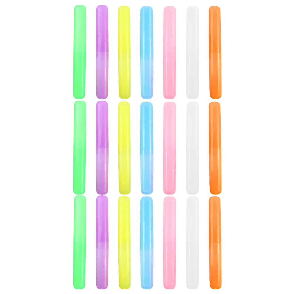21Pcs Toothbrush Travel Case Portable Storage Container Square Shaped Plastic Box For Camping Hiking Daily Use Business Trip
21Pcs Toothbrush Travel Case Portable Storage Container Square Shaped Plastic Box For Camping Hiking Daily Use Business Trip
