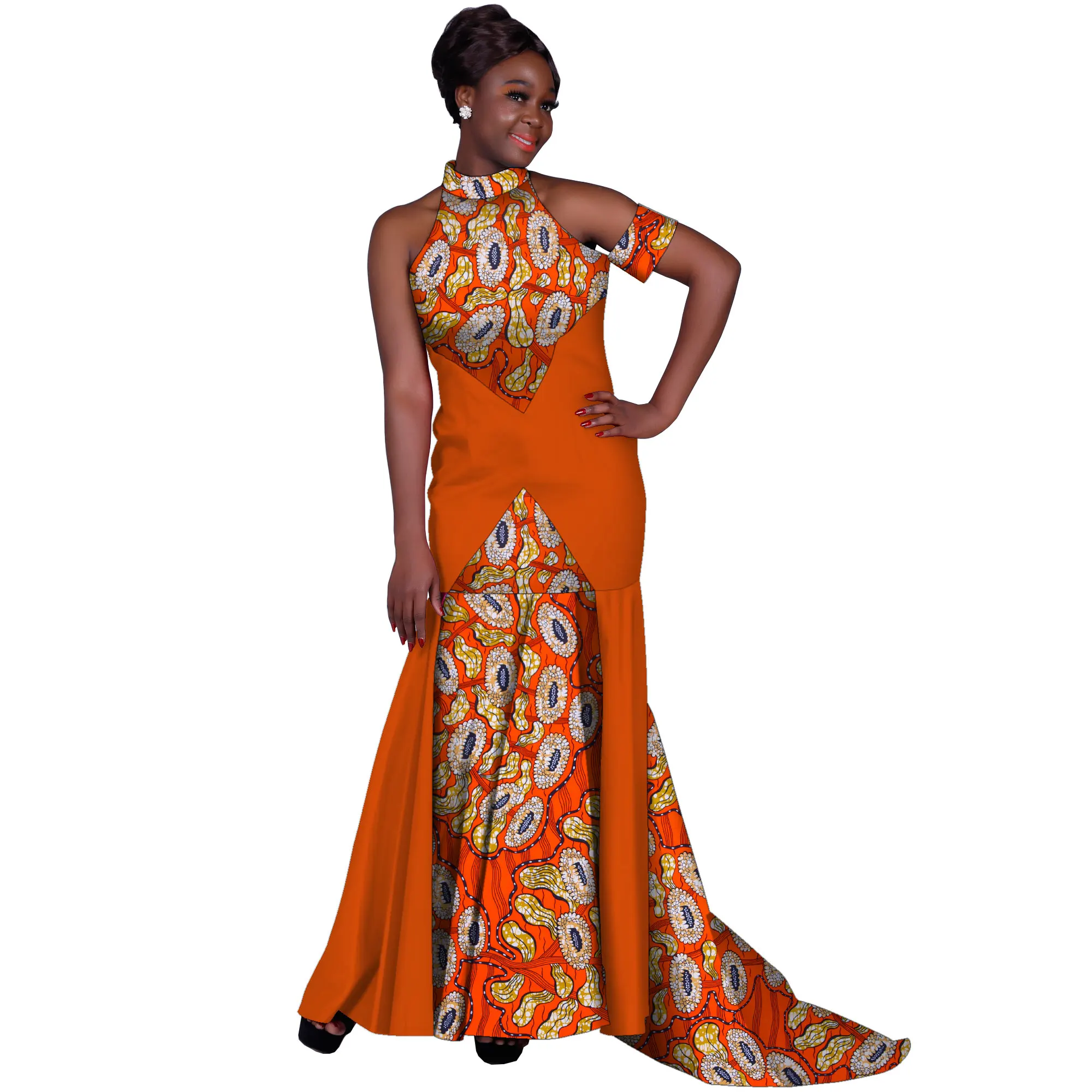 African Dresses for Women Fashion Wax Print Sleeveless Floor Length Wedding Party Dress Formal Africa Evening Gowns WY1314
African Dresses for Women Fashion Wax Print Sleeveless Floor Length Wedding Party Dress Formal Africa Evening Gowns WY1314