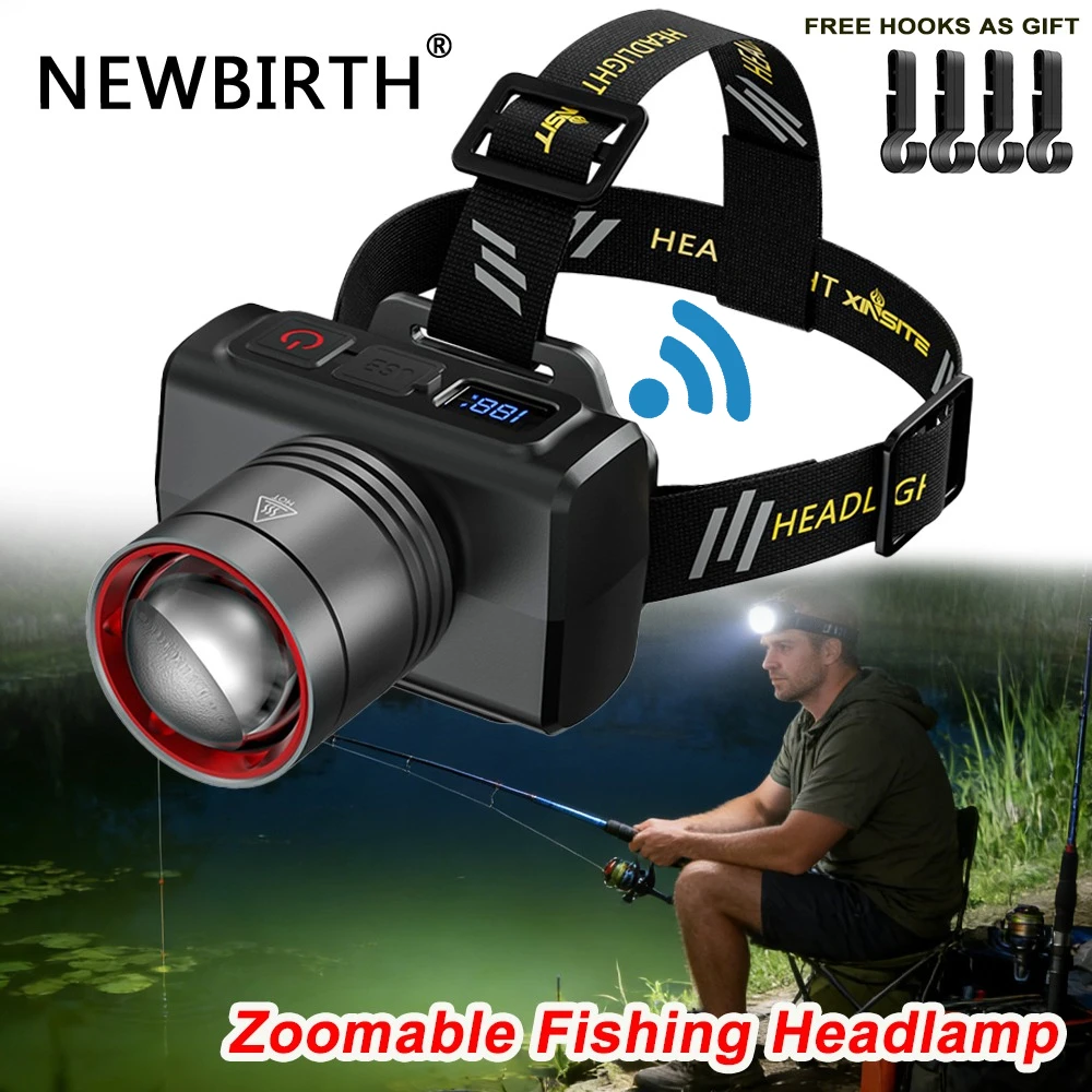 Rechargeable Headlamp Super Bright Head Light Motion Sensor Front Led Head Flashlight Waterproof Outdoor Camping Flashing
Rechargeable Headlamp Super Bright Head Light Motion Sensor Front Led Head Flashlight Waterproof Outdoor Camping Flashing
