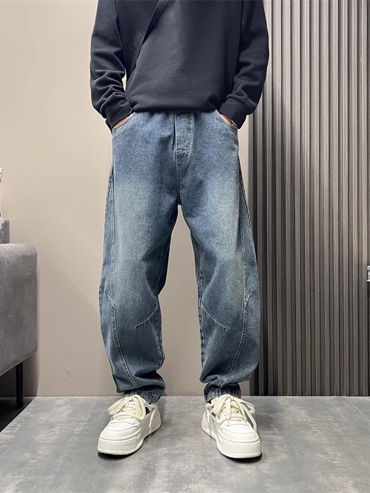 Fashionable Casual Men's Jeans Spring Autumn New Style Versatile Comfortable Wear Resistant Loose Fit mid Waist Washed Denim
Fashionable Casual Men's Jeans Spring Autumn New Style Versatile Comfortable Wear Resistant Loose Fit mid Waist Washed Denim