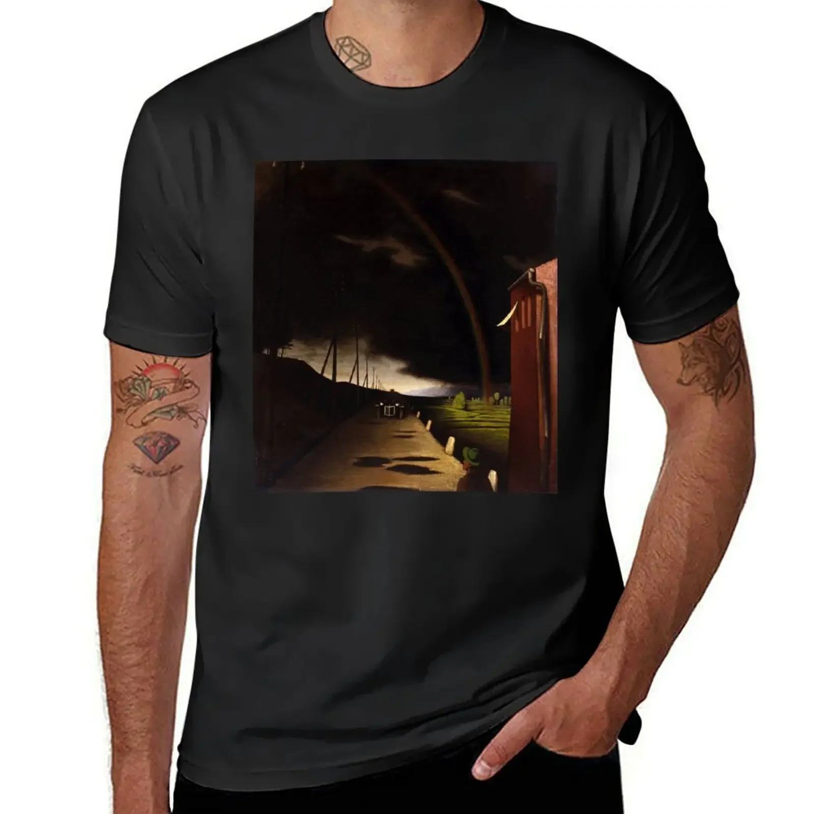 Franz Sedlacek - Landscape with Rainbow T-Shirt cute clothes basketball graphic tees plain black t shirts men
Franz Sedlacek - Landscape with Rainbow T-Shirt cute clothes basketball graphic tees plain black t shirts men