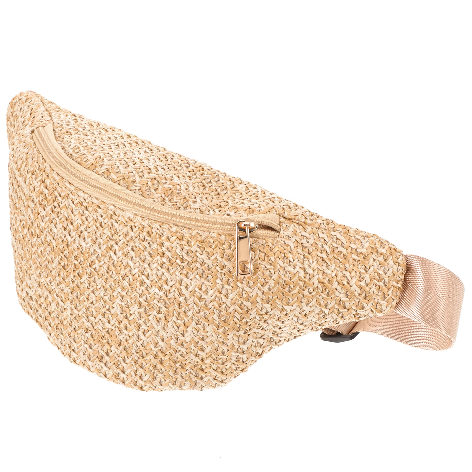 Straw Woven Bag Summer Fanny Pack Crossbody Belt Synthetic Beige Color Women Travel Hiking Outdoor Storage
Straw Woven Bag Summer Fanny Pack Crossbody Belt Synthetic Beige Color Women Travel Hiking Outdoor Storage
