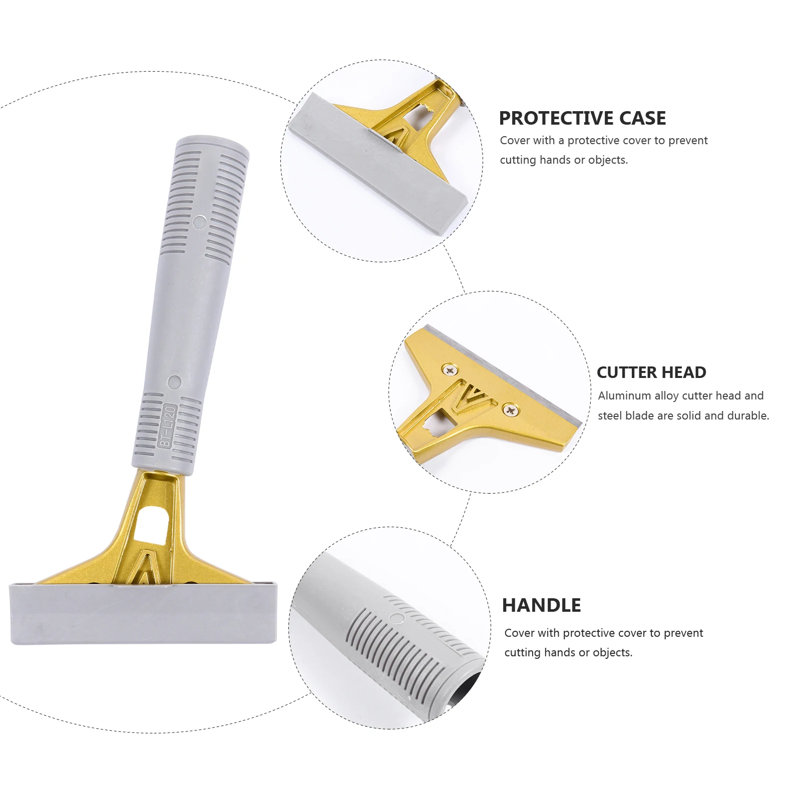 Carbon Steel Blade Cleaning Scraper Tool for Wallpaper Remover Glass Paint Tile Glue Razor Utility H made Precision
Carbon Steel Blade Cleaning Scraper Tool for Wallpaper Remover Glass Paint Tile Glue Razor Utility H made Precision