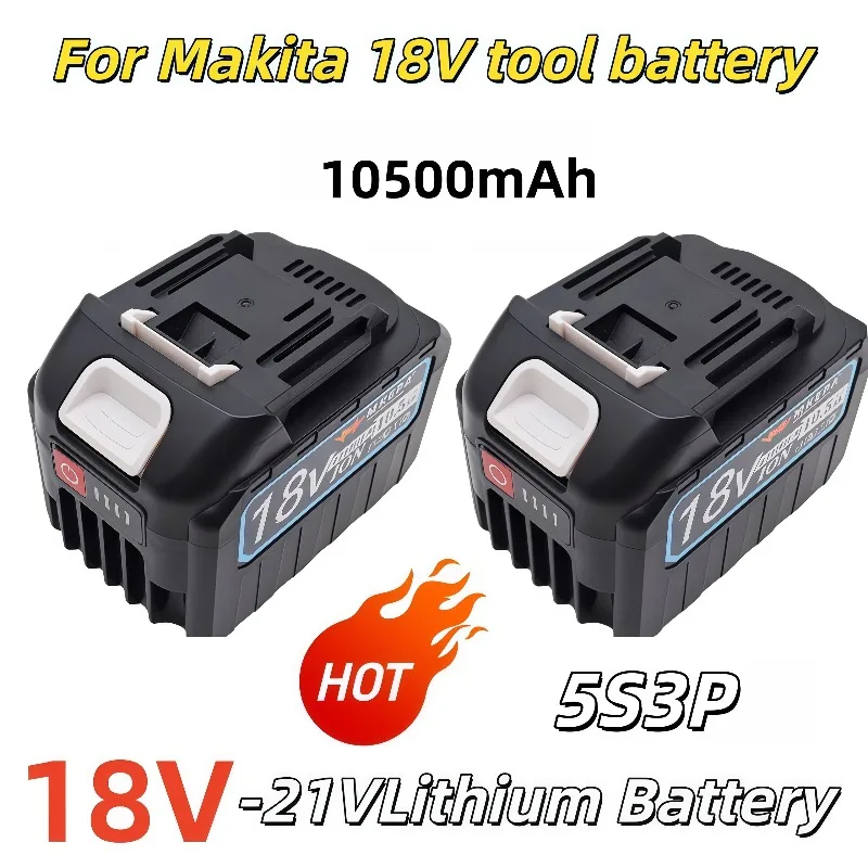ullF Safety Protection System, Built-in 928VF Chip, 5S3P Battery Cells, 18V Voltage, 10.5Ah, Reliable Power Tool Battery
ullF Safety Protection System, Built-in 928VF Chip, 5S3P Battery Cells, 18V Voltage, 10.5Ah, Reliable Power Tool Battery