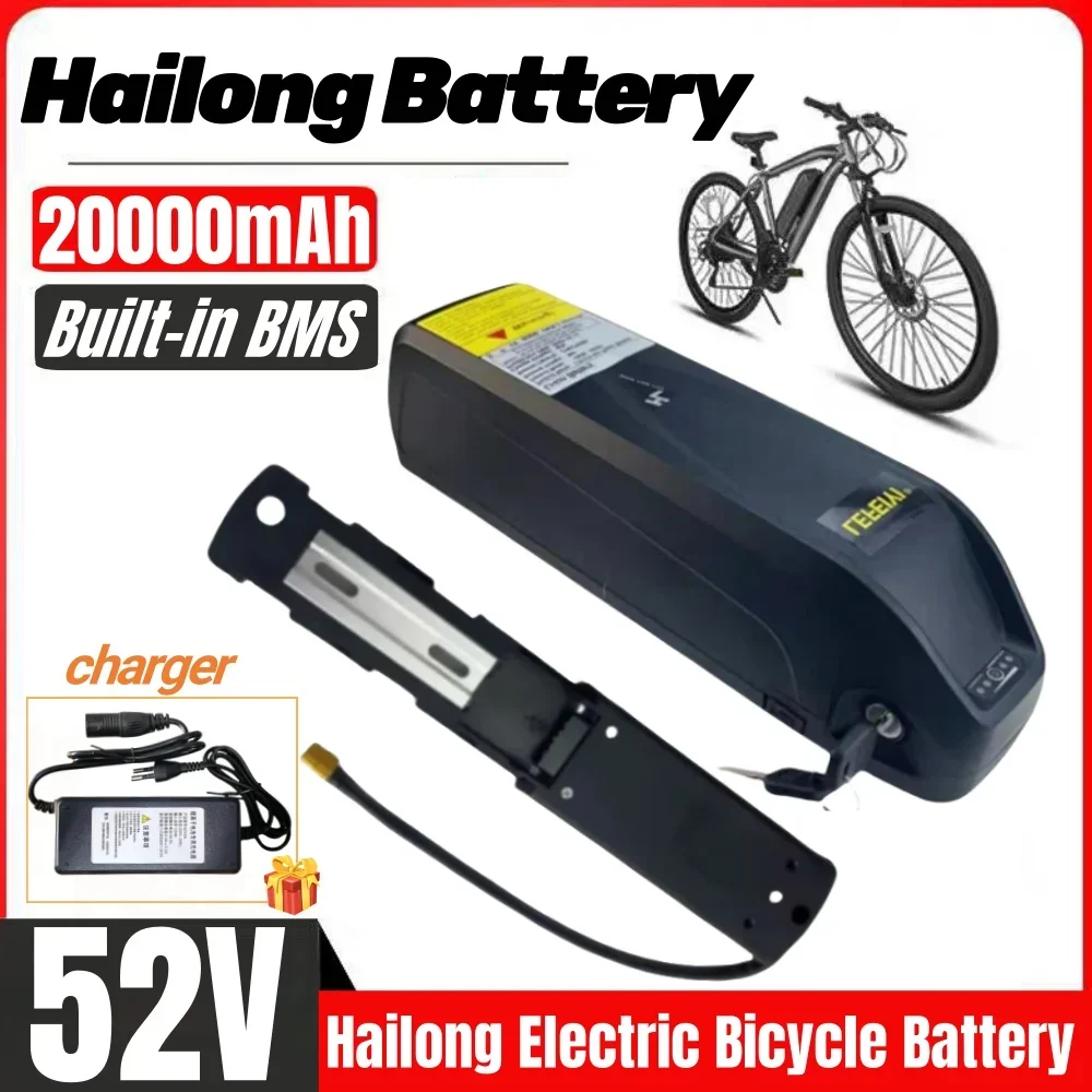 52V 20AH lithium battery for Hailong 1 and 2 model Battery 35A BMS 350W 500W 750W 1000W 18650 35E Power Cell
52V 20AH lithium battery for Hailong 1 and 2 model Battery 35A BMS 350W 500W 750W 1000W 18650 35E Power Cell