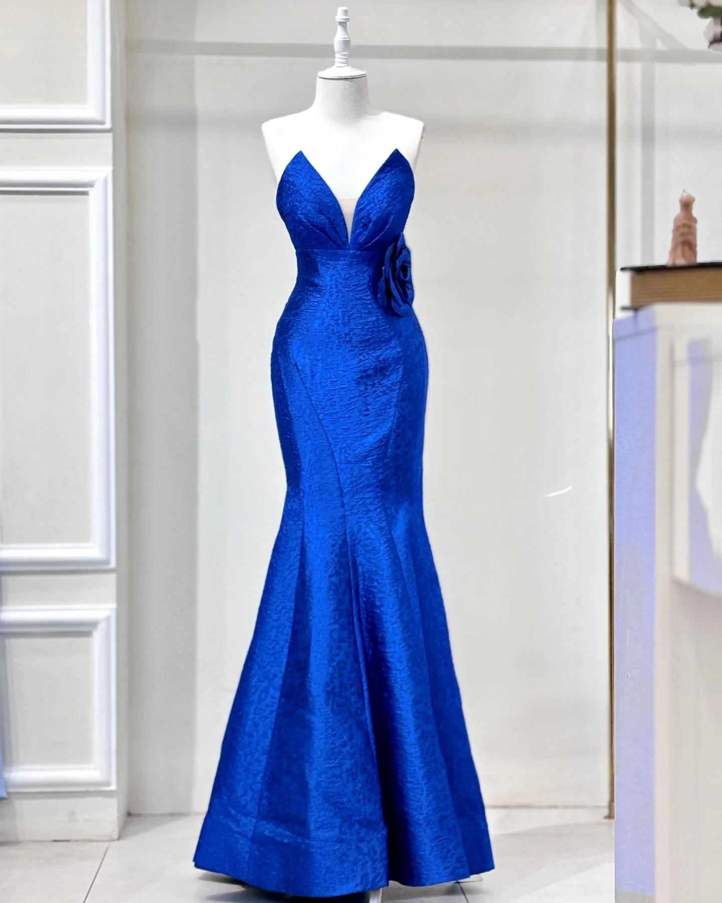 Customized Temperament Jersey Mermaid Flowers Evening Dresses Strapless Sleeveless Panel Train Bespoke Occasion Gowns Classic
Customized Temperament Jersey Mermaid Flowers Evening Dresses Strapless Sleeveless Panel Train Bespoke Occasion Gowns Classic