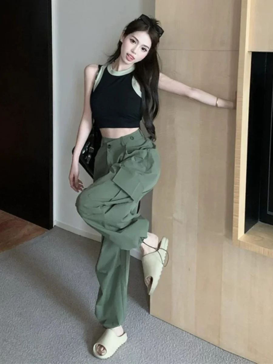 Vintage Tea Series Women's Faion Set High Quali Contrast Color Vest And Work Pants Sli Two-Piece Suit Winter Wear
Vintage Tea Series Women's Faion Set High Quali Contrast Color Vest And Work Pants Sli Two-Piece Suit Winter Wear