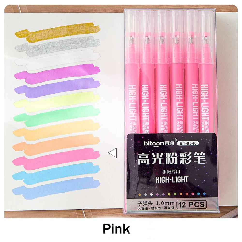 12Colors/Set Creative Color Ink Color Gel Pen 0.1mm ST Tip Macaron/Morandi/Retro Color Ballpoint Pen Signing Pen Stationery
12Colors/Set Creative Color Ink Color Gel Pen 0.1mm ST Tip Macaron/Morandi/Retro Color Ballpoint Pen Signing Pen Stationery