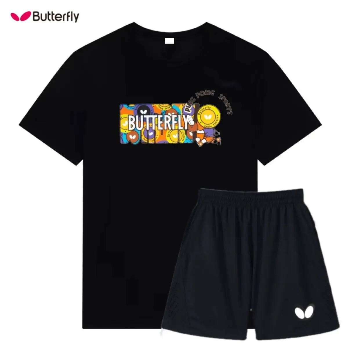 Trend Set New Men's and Women's Table Tennis Suit Sports Pure Cotton T-shirt Competition Training Short-sleeved Shorts Summer
Trend Set New Men's and Women's Table Tennis Suit Sports Pure Cotton T-shirt Competition Training Short-sleeved Shorts Summer