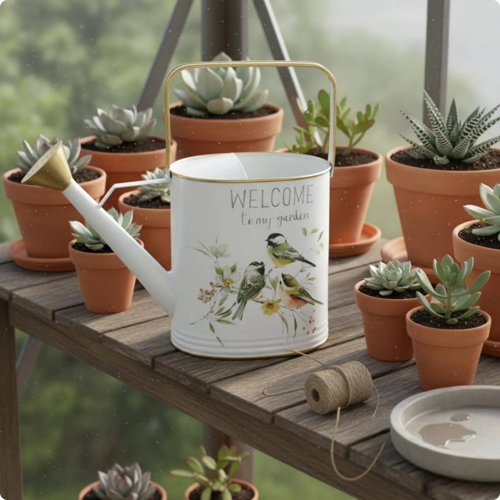 Long Spout Watering Can Decorative Metal Watering Can Garden Tool Rust-Resistant Plant Jug for Succulent Growers
Long Spout Watering Can Decorative Metal Watering Can Garden Tool Rust-Resistant Plant Jug for Succulent Growers