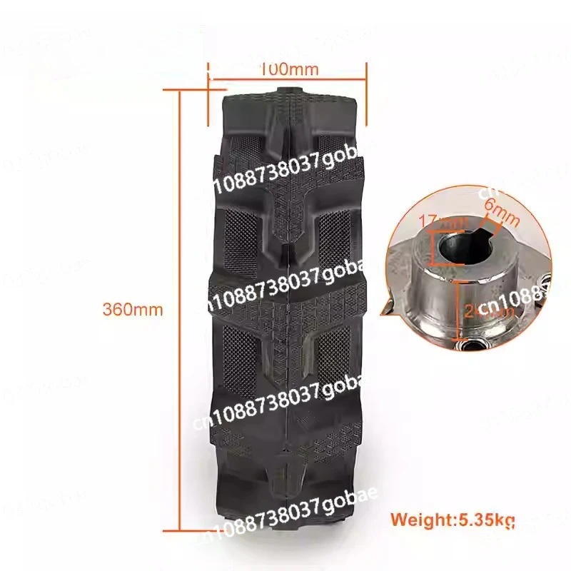 14inch Solid Tire Tubeless 14x5.00-9 Agricultural Tire Steel Hub 17mm Hole for Electric Lawn Mower
14inch Solid Tire Tubeless 14x5.00-9 Agricultural Tire Steel Hub 17mm Hole for Electric Lawn Mower