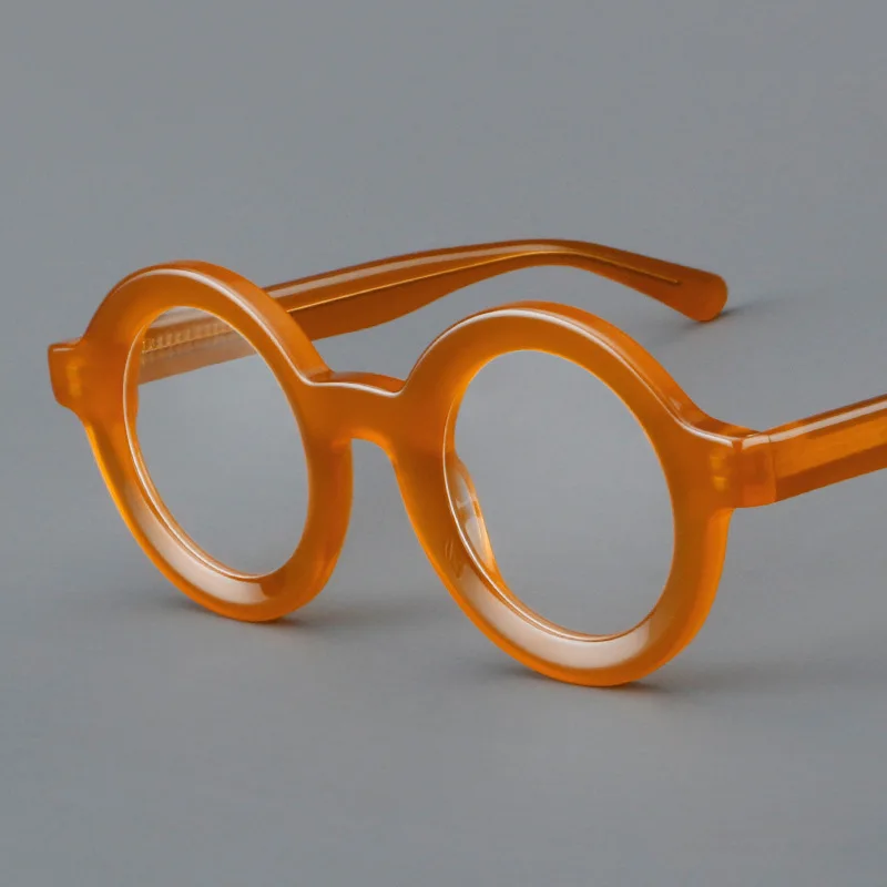Vintage Round Acetate Frame Men's Grade Glasses Frame Luxury Eyeglass Frames Round Lenses for Men Japanese Handmade Eyeglasses
Vintage Round Acetate Frame Men's Grade Glasses Frame Luxury Eyeglass Frames Round Lenses for Men Japanese Handmade Eyeglasses