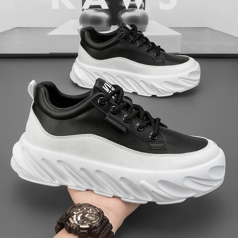 Autumn Men Casual Sneakers Platform Ankle Boots Thick Bottom Sneakers Male Outdoor Basketball Shoes Sport Trainers
Autumn Men Casual Sneakers Platform Ankle Boots Thick Bottom Sneakers Male Outdoor Basketball Shoes Sport Trainers