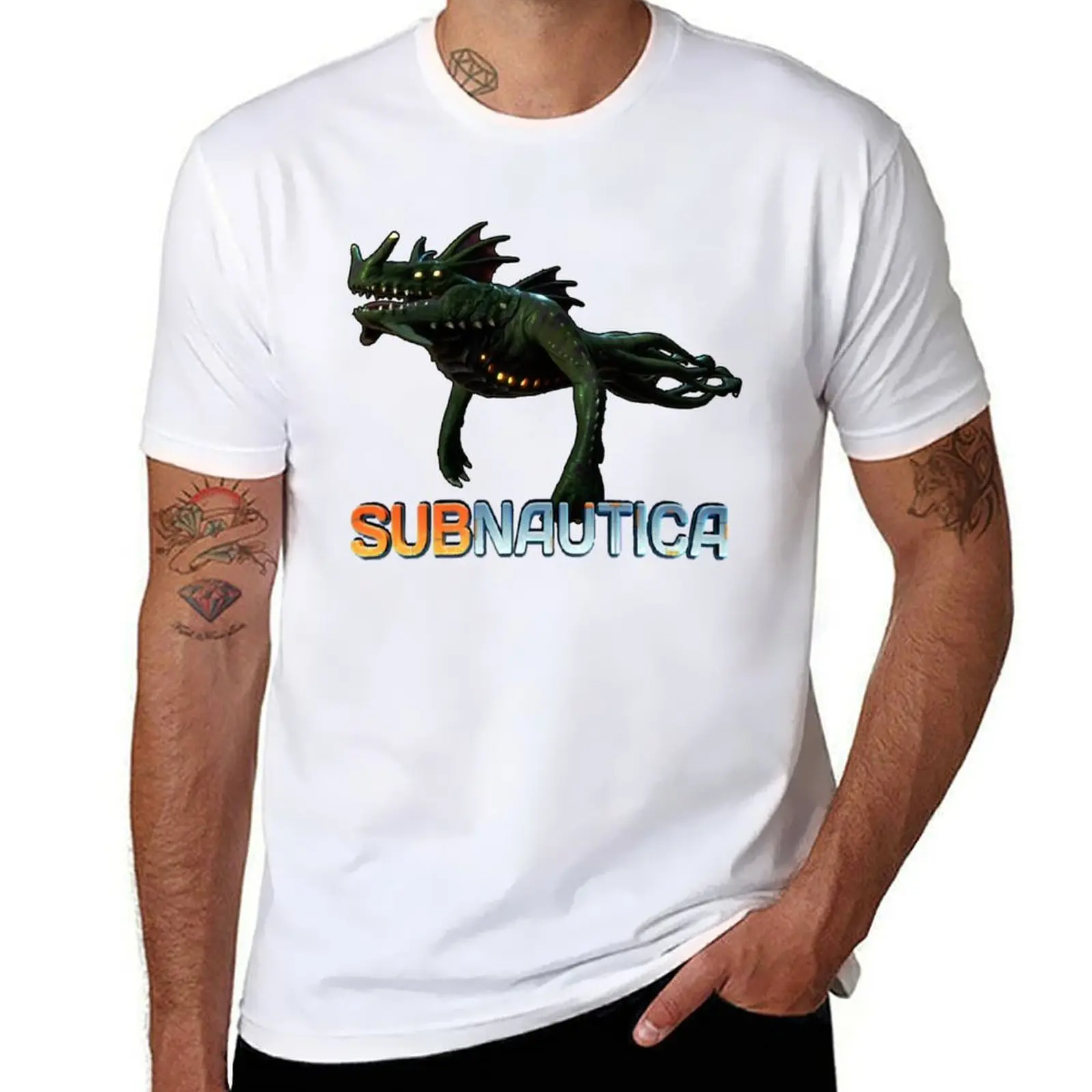 Subnautica - Sea Dragon Leviathan T-Shirt man t shirts graphic t shirt men 100% cotton luxury brand T-Shirt
Subnautica - Sea Dragon Leviathan T-Shirt man t shirts graphic t shirt men 100% cotton luxury brand T-Shirt